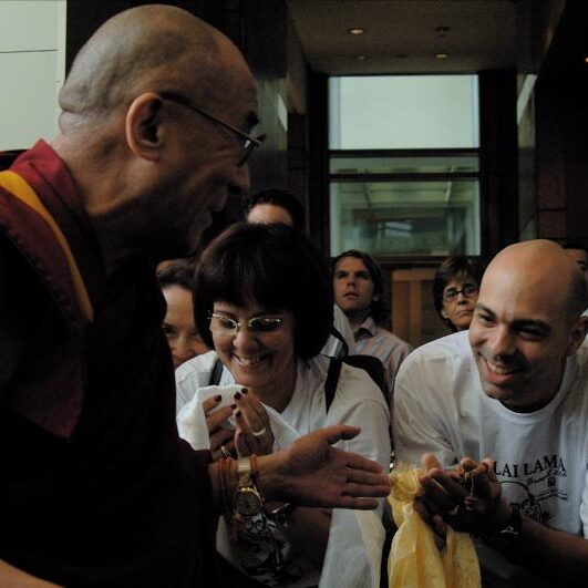 Vitor com Dalai Lama
