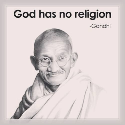 Gandhi Yoga não é religião